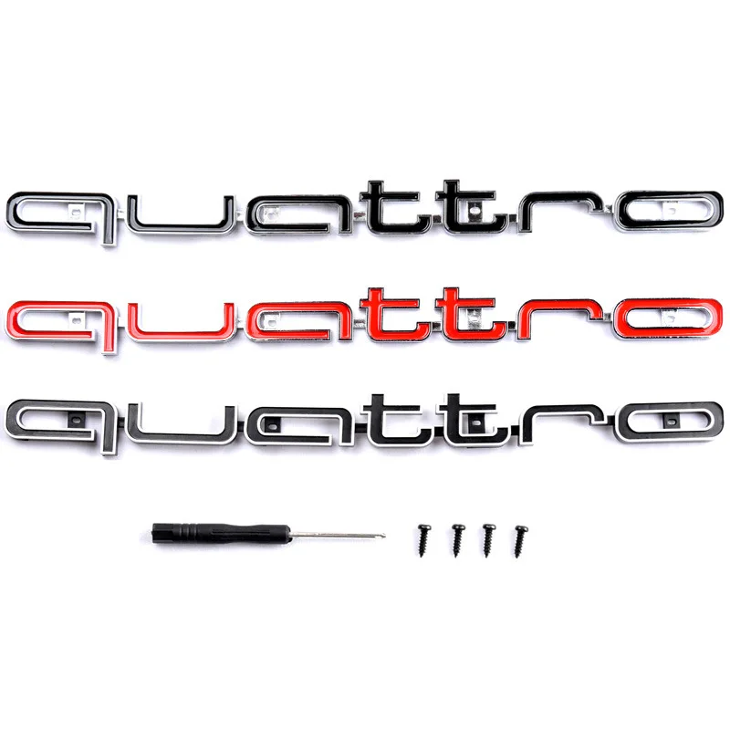 Логотип ABS для Audi Quattro A1 A3 A4 A5 A6 A7 A8 S3 S4 S5 RS3 RS4 RS6 Q2 Q3 Q5 Q7 эмблема передней решетки