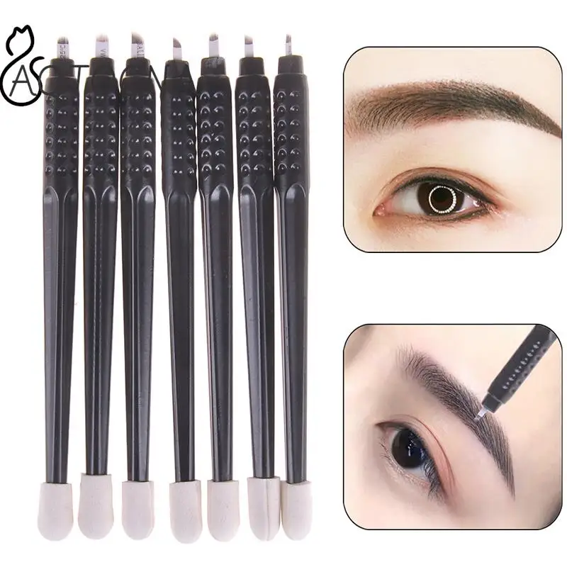 

1Pc Disposable Microblading Tattoo Pen With Needle Permanent Makeup F/U Blades