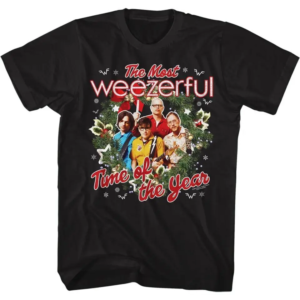 WEEZER WEEZERFUL футболка Time of the Year Christmas Music Tee размер S-5XL PD3395