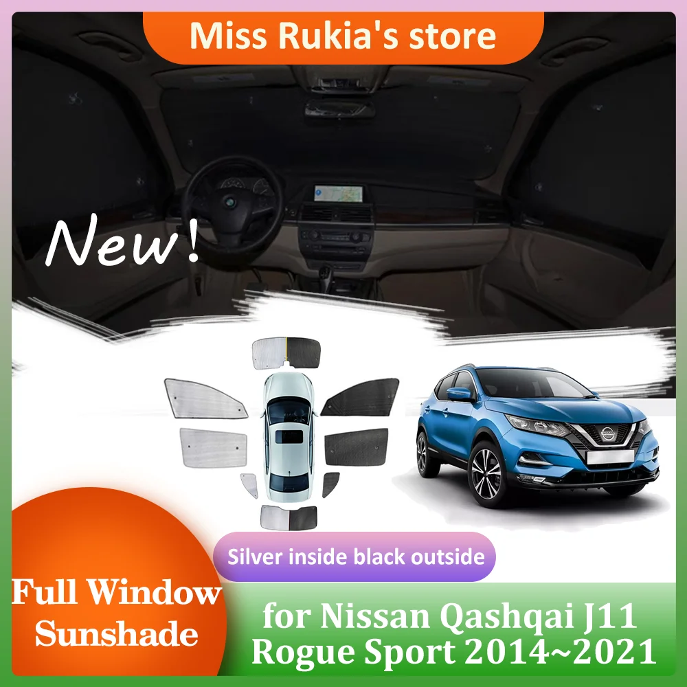 Солнцезащитные очки для Nissan Qashqai J11 Rogue Sport 2014 ~ 2021 2015 2016 2017 2018 2019 2020 крыша окна