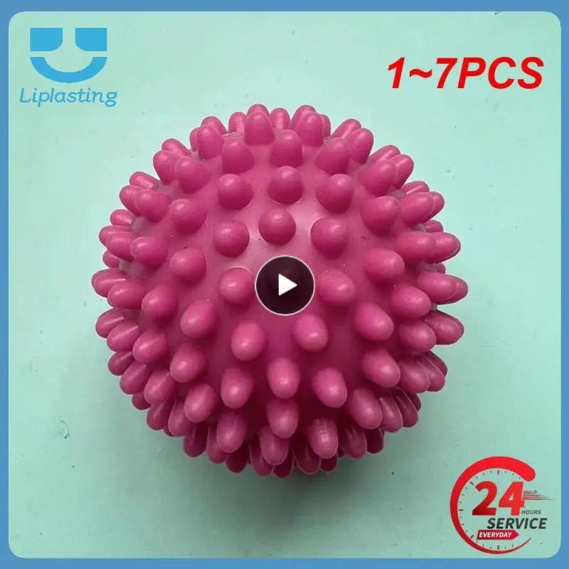 

1~7PCS PVC Spiky Massage Ball Reflexology Stress Relief Roller Ball Sport Fitness Relief Plantar Fasciitis Reliever Exercise