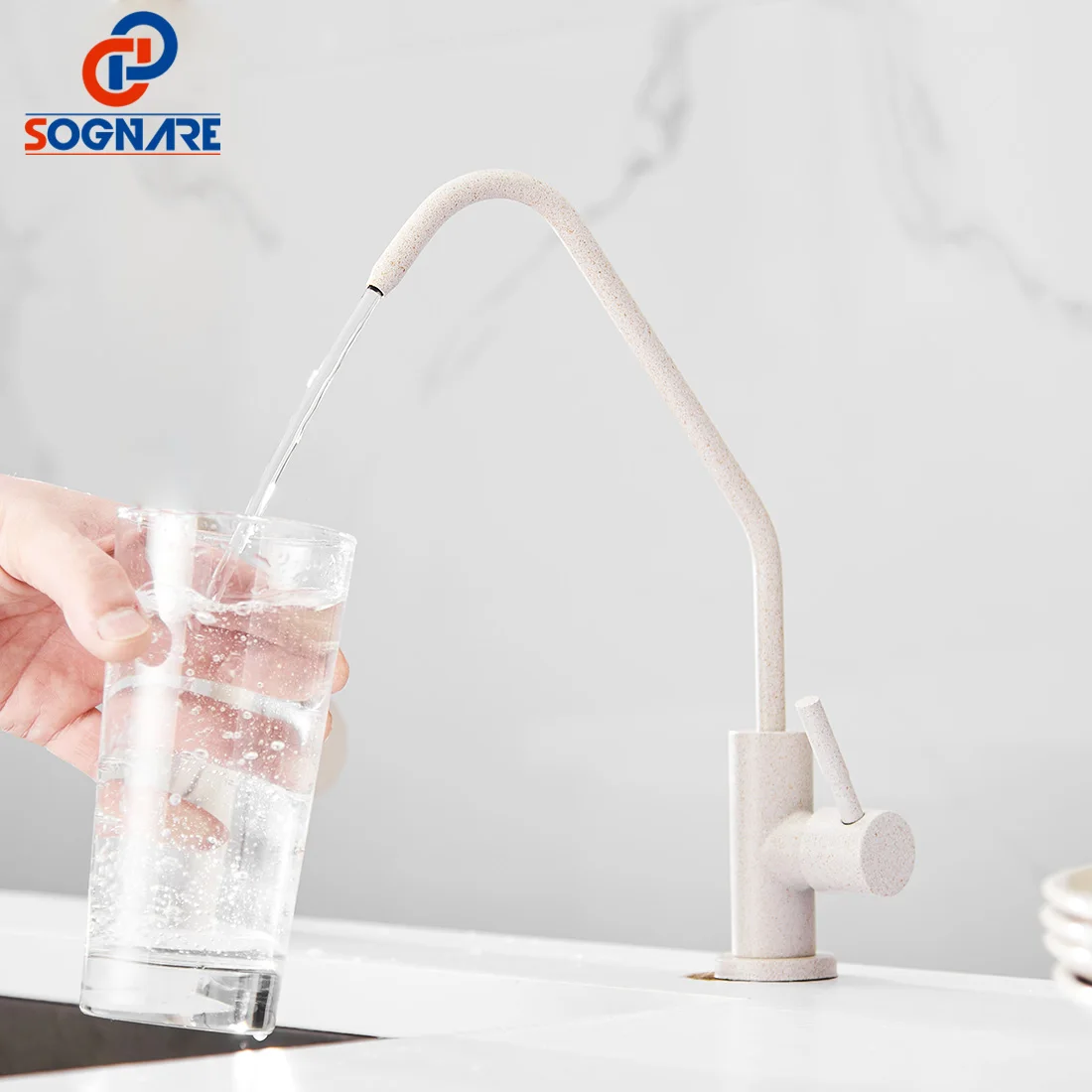 

Drinking Water Kitchen Faucet Deck Mounted 360 Degree Swivel Sink Mixer Cold Water Saving Tap Cocina Cuisine Смеситель Для Кухни