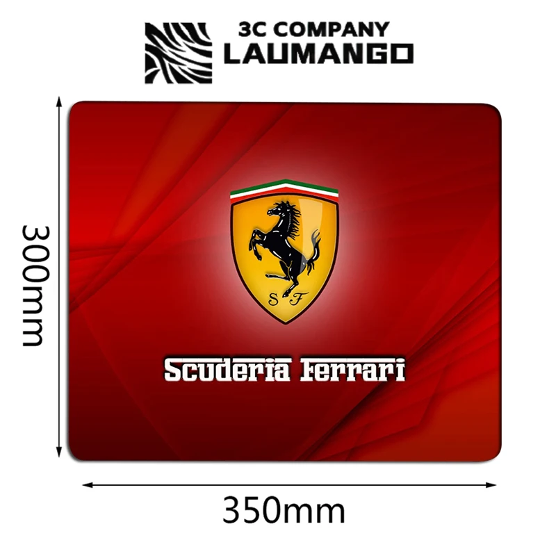 

Gaming Computer Mat Well-known Car Ferrari Desk Pad Gamer Keyboard Mat Gamers Accessories Mouse Pads Mausepad Pc Mats Cs Go Mat