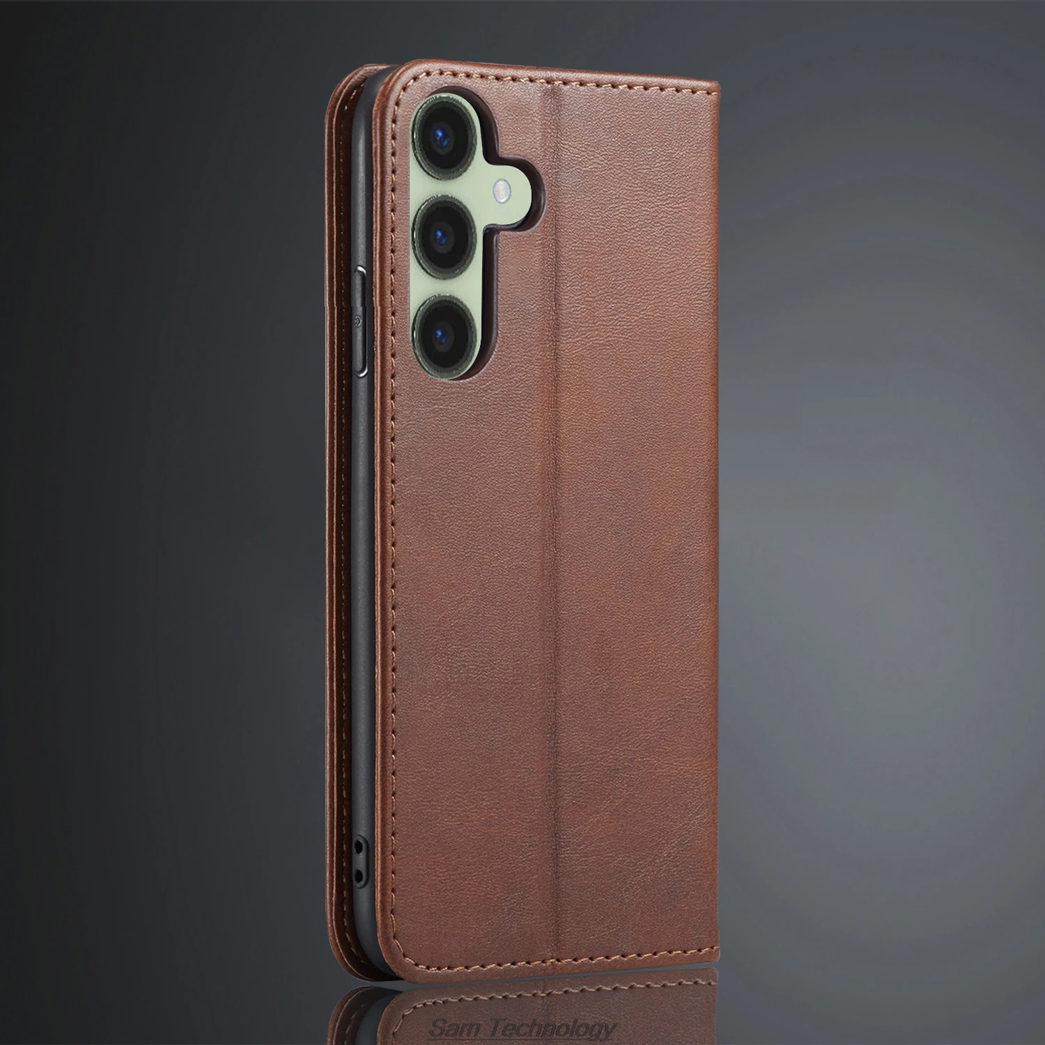 Кожаный чехол с магнитным притяжением для Samsung Galaxy S24 plus 6 7 дюйма + кобура откидной