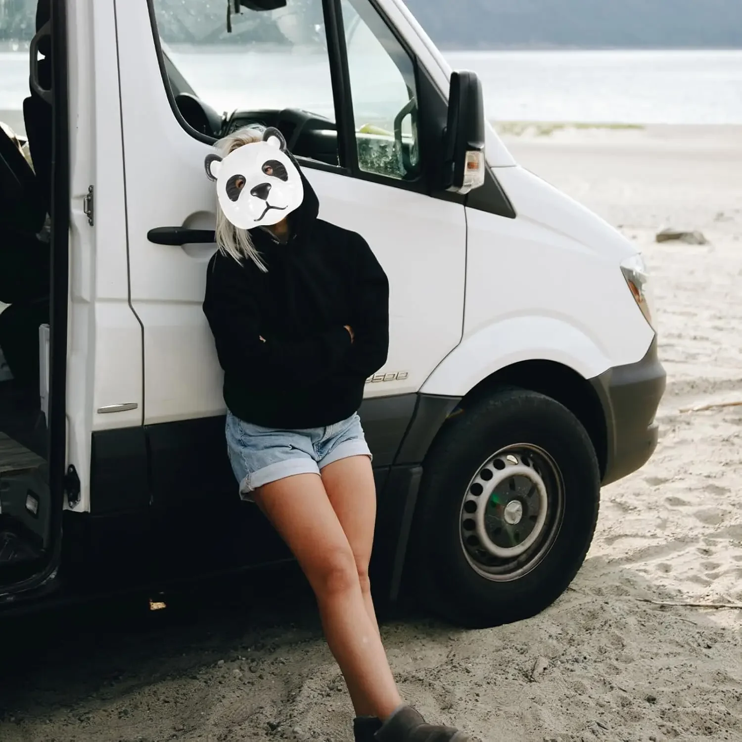 Костюм Животного hello Kitty Panda Маска На Все Лицо Пвх Для Женщин И Детей Аксессуары