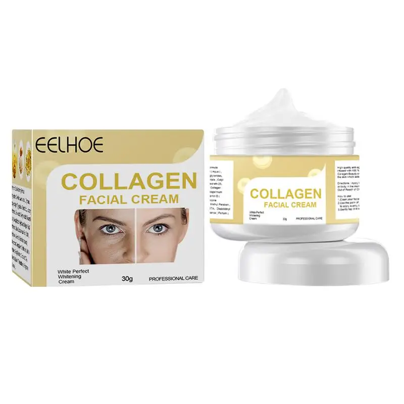 

Anti Aging Collagen Cream Anti-Aging Face Moisturizer Hydrating & Brightening Day And Night Cream With Vitamin E Firming