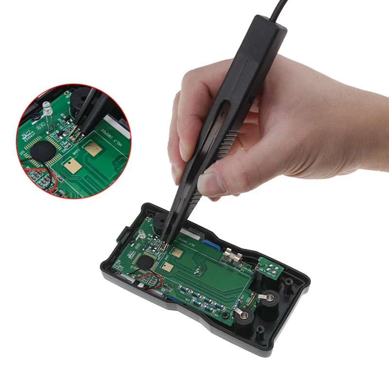 

SMD SMT чип тестовый зажим свинцовый зонд Цифровой мультиметр измеритель Пинцет Конденсатор LCR конденсатор тестовая ручка