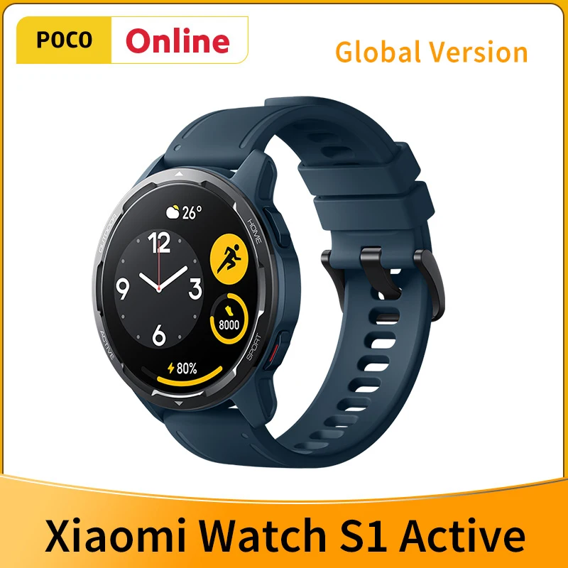 

Смарт-часы Xiaomi Mi Watch S1, активные умные часы с GPS, датчиком насыщения крови кислородом, AMOLED дисплей 1,43 дюйма, Bluetooth 5,2, телефонные звонки, умные ч...