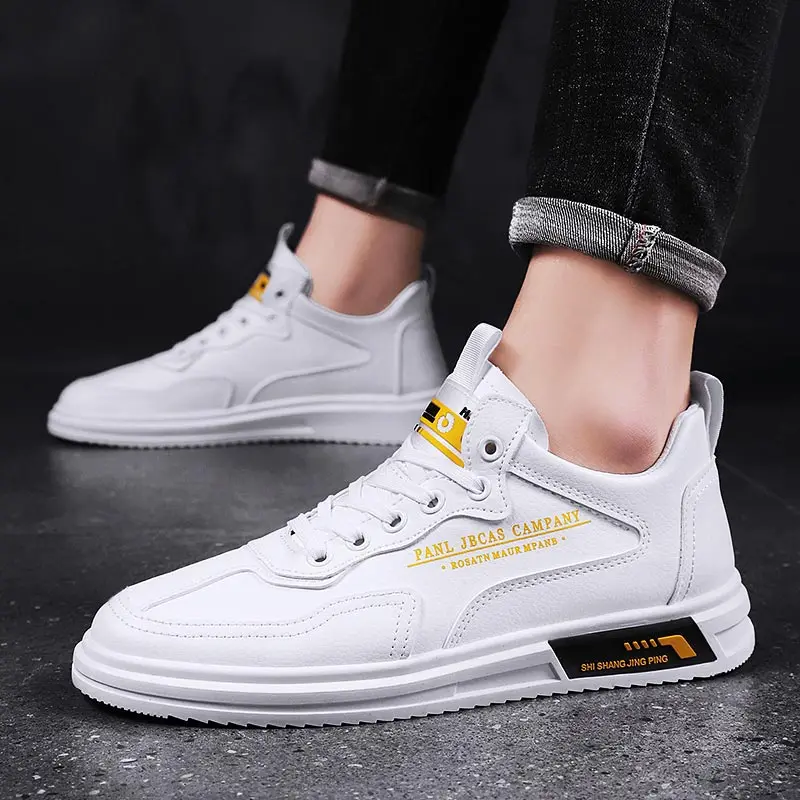 

PU leather autumn Wedge Sneakers High Quality Sport Sneakers 2022 Brend Men's Running Tennis Sports Man Shoes Vulcanization