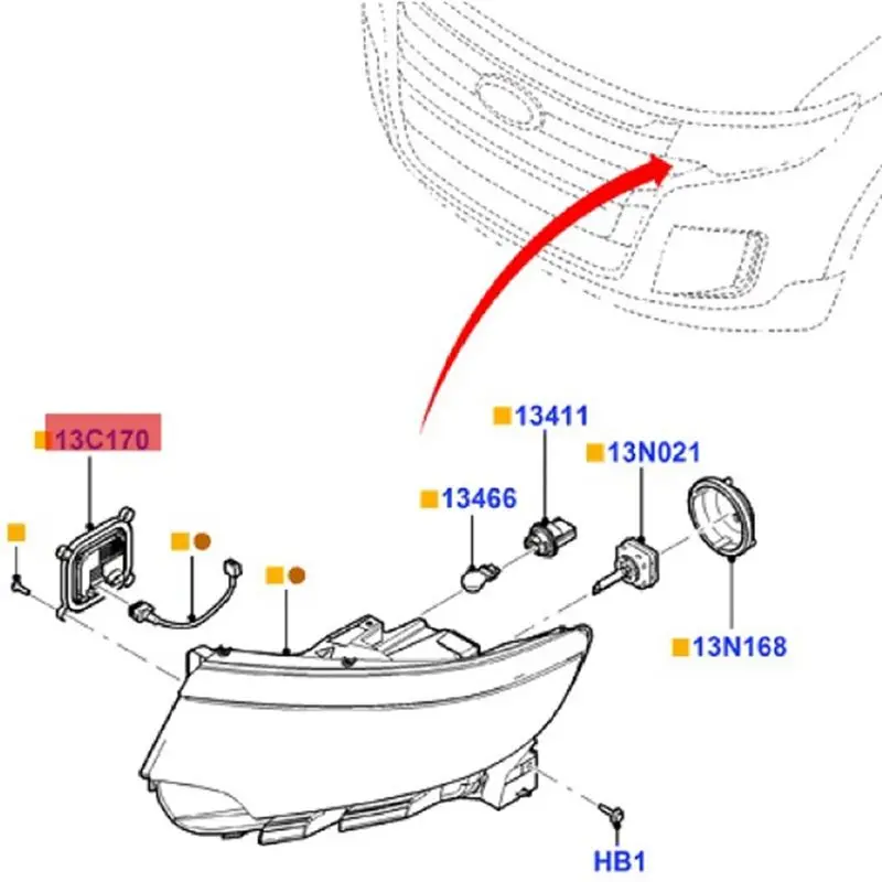 Фото 【Горячая распродажа!】8A5Z13C170A DL3Z13C170A Ксеноновый балласт для фар Ford F-150 Raptor Mustang Lincoln MKC №2