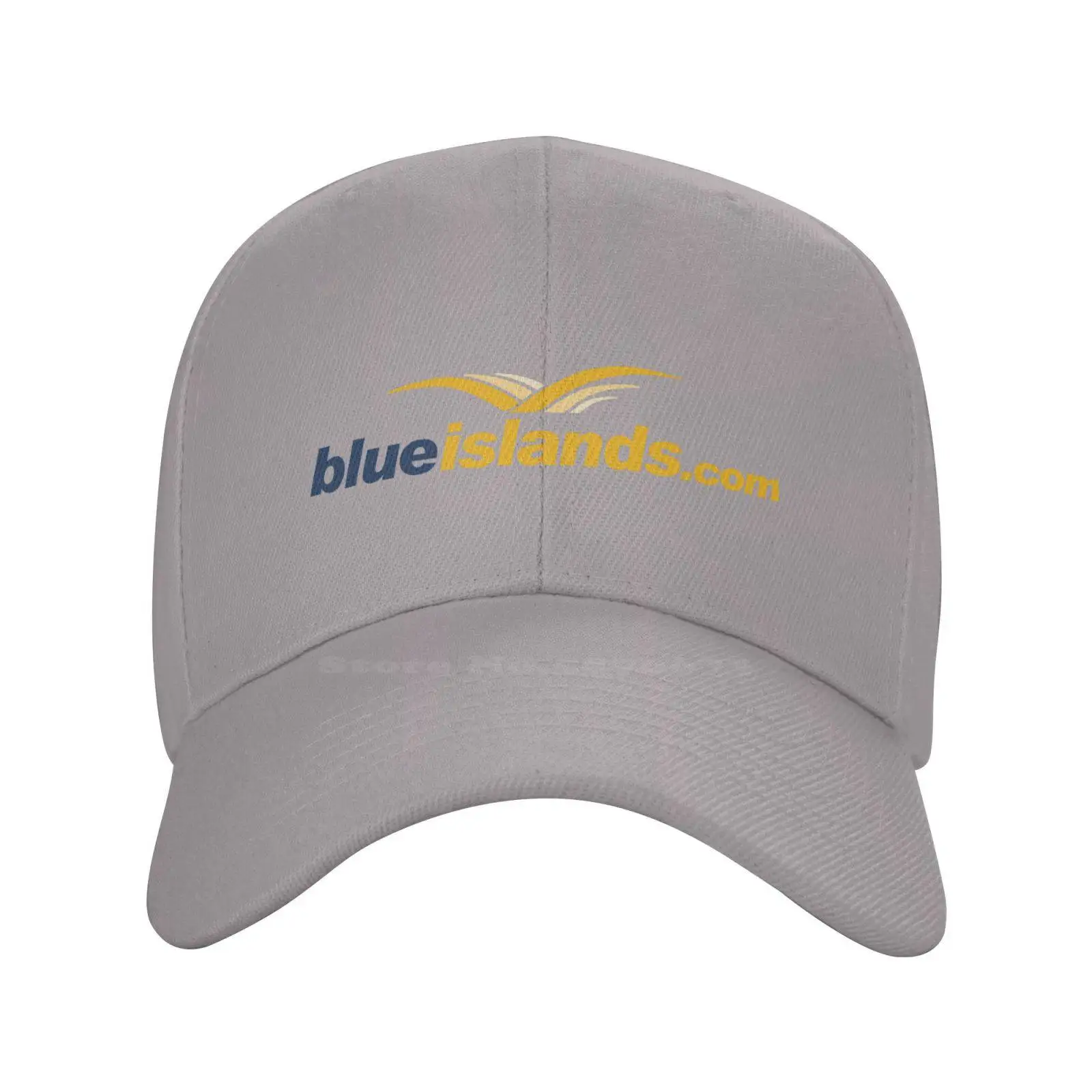 

Blue Islands Logo Print Graphic Casual Denim cap Knitted hat Baseball cap
