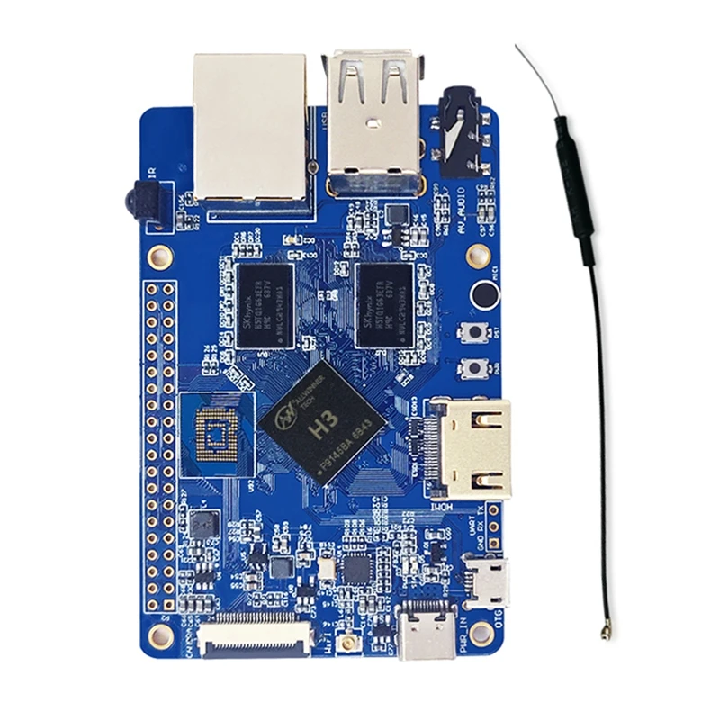 

Макетная плата Lctech Pi H3 V7, 4-ядерный процессор A7, макетная плата с поддержкой Wi-Fi, Linux, Android, для Raspberry Pi