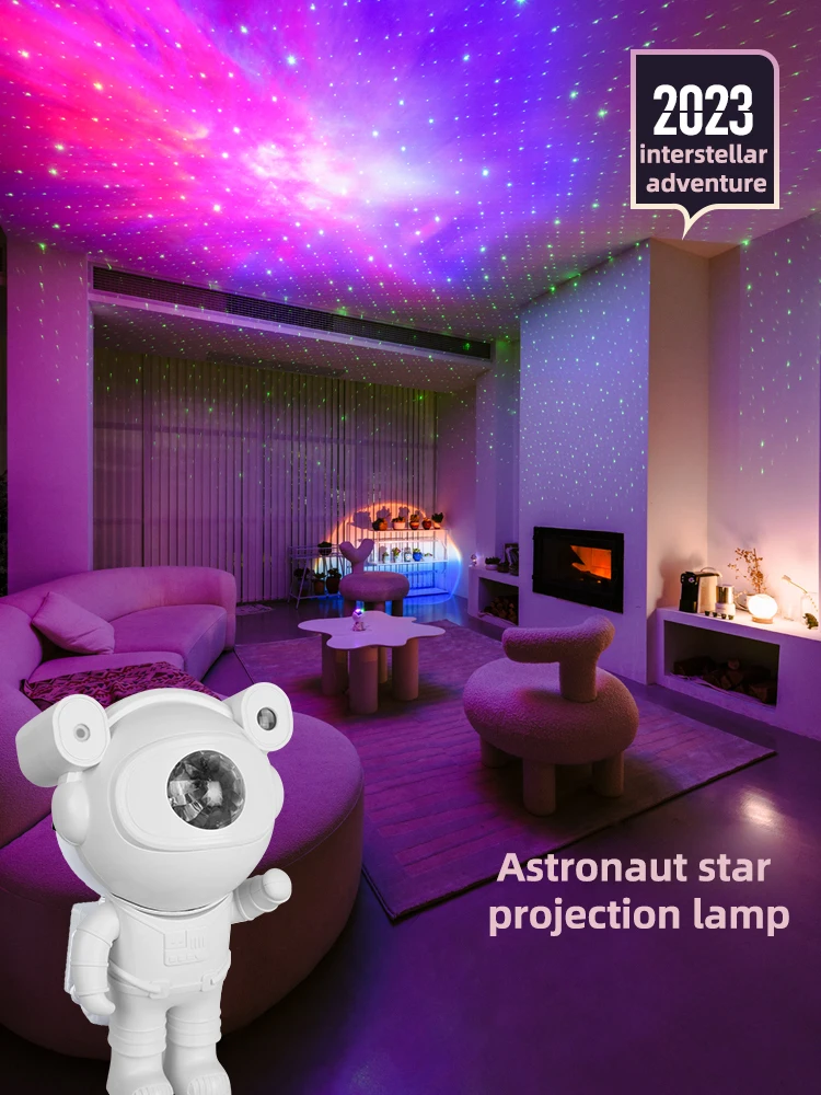 

Светодиодный проектор галактики звездное небо звездный свет астронавт проекционная лампа ночник атмосферное освещение Рождественский подарок для ребенка