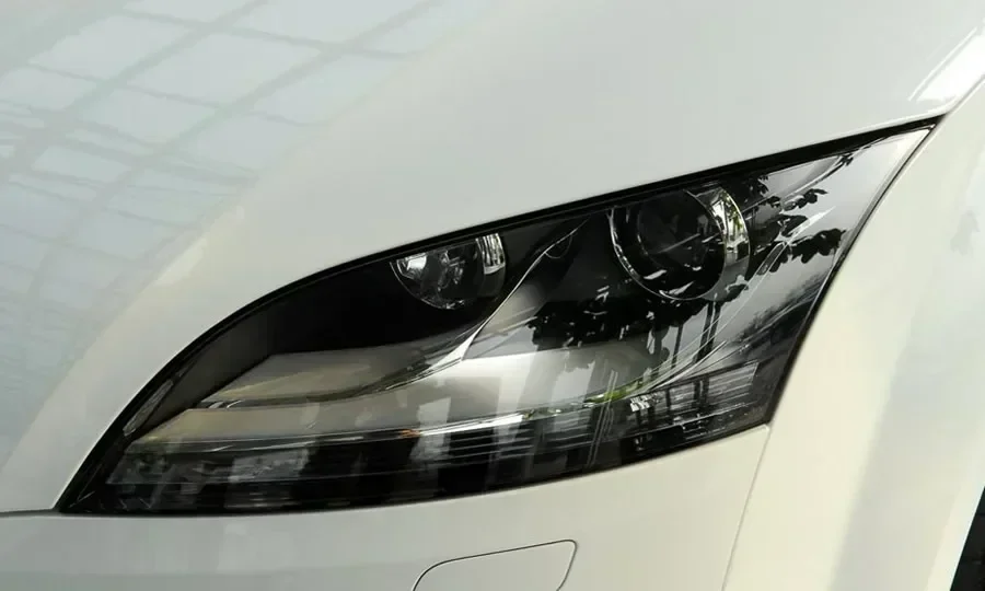 Для Audi TT TTS RS 2008-2014 автомобильные аксессуары крышка объектива фар прозрачный
