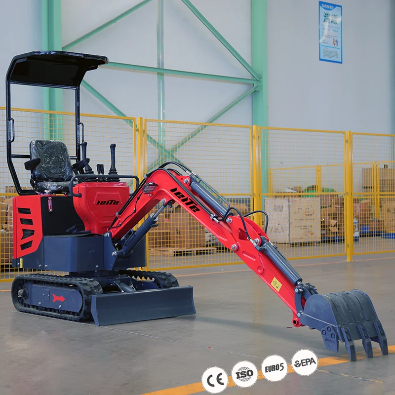 mini excavators hyundai used kubota/yanmar engine small digger CE/EPA/EURO 5 compact mini excavators 1 ton prices