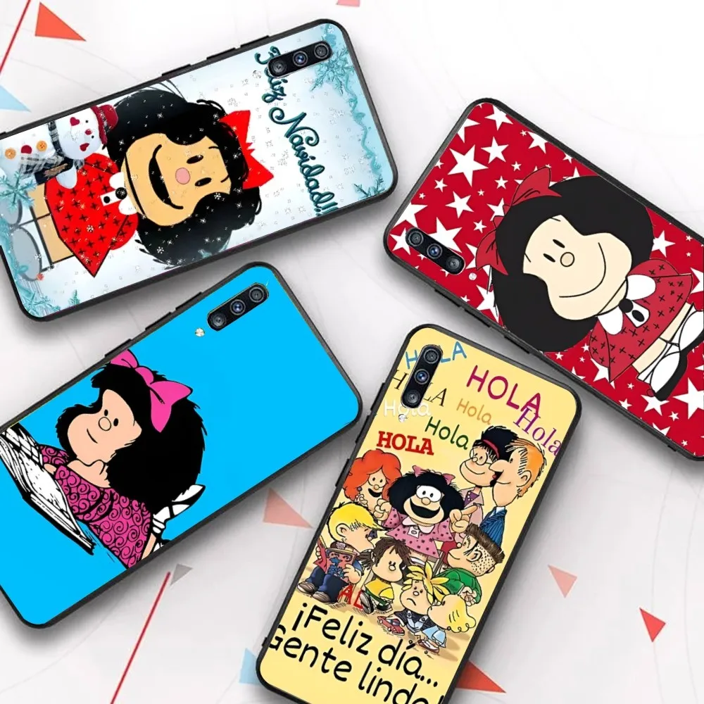 

Mafalda Cartoon Phone Case For Samsung A 10 11 12 13 20 21 22 30 31 32 40 51 52 53 70 71 72 73 91 13 Shell