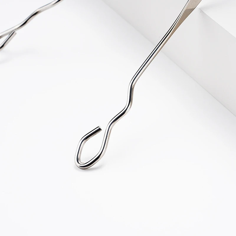 Алмазная ручка U-образный инструмент из нержавеющей стали для чистки полости рта