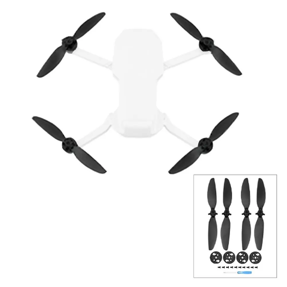 

2pairs Drone Accessories Blade Spare Part Foldable Propeller Replacement Small Quiet Flight With Motor Cover For DJI Mavic Mini