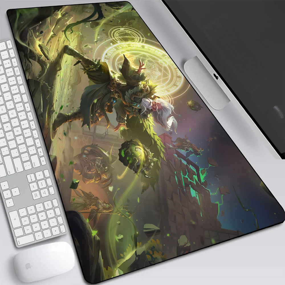 Большой игровой коврик для мыши League of Legends Zilean компьютерный ноутбука XXL офисный