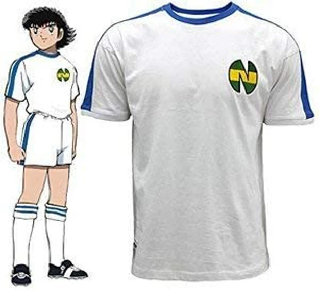 Спортивная футболка Captain Tsubasa School Nansheng Olive and Benzji с короткими рукавами