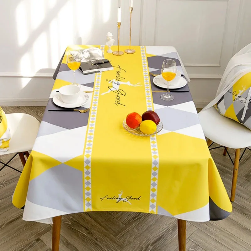 

Rectangular Tablecloth for Table Home Decoration Polyester Waterproof --5YH