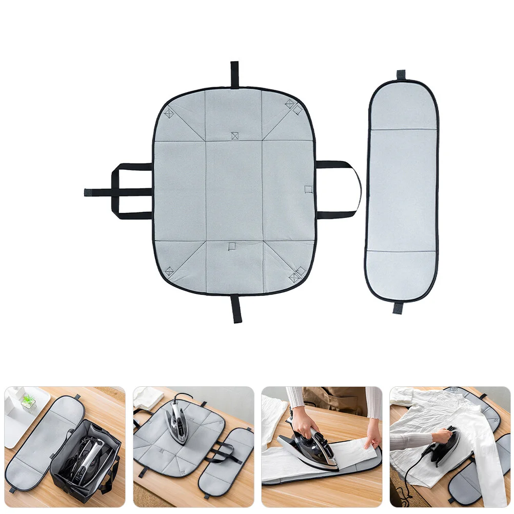 

Портативная подкладка для глажки, складная доска, нажимная Защитная губка, настольная, термостойкая, для путешествий
