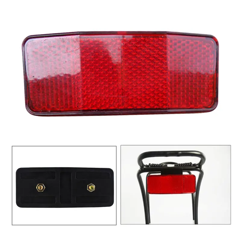 

Bike Light Flashlight Bicycle Reflector Rack Tail Safety Caution Warning Taillight Rear Lamp Reflective Cycling Bike Accessories