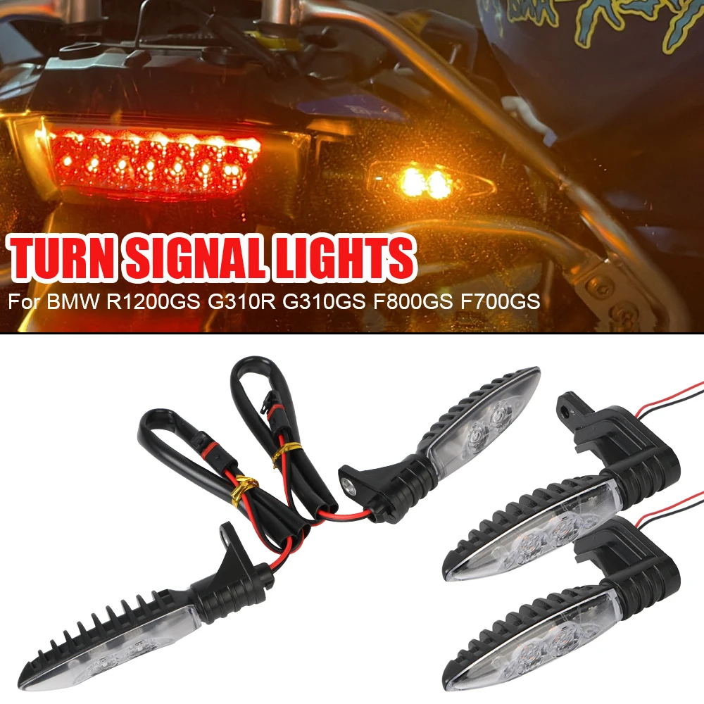 

LED Turn Lights Motocycle Indicator Lamp 2Pcs/set Light Blinker Front Rear Turn Indicator