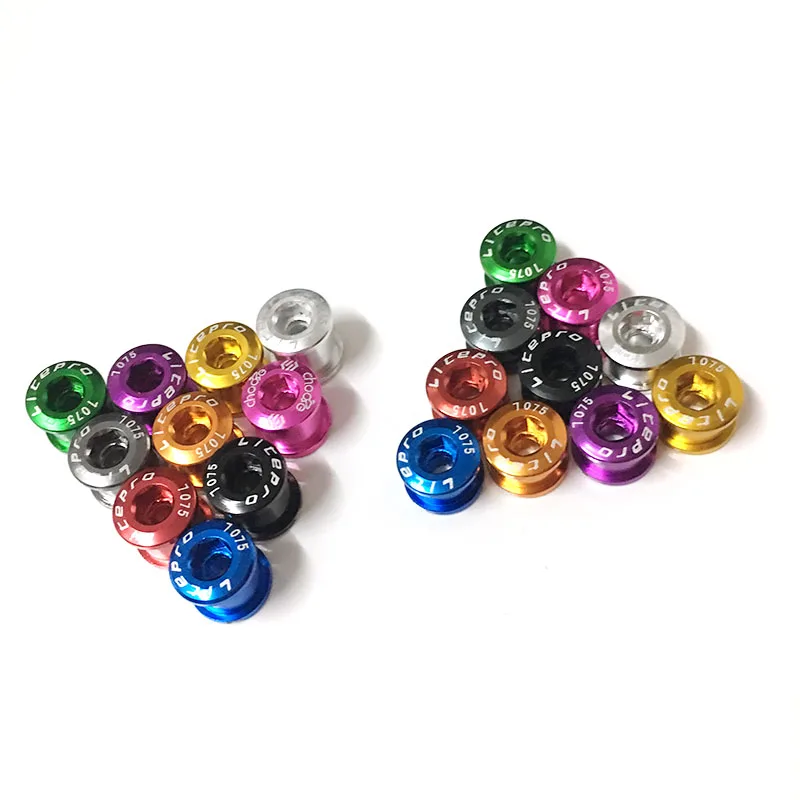 

1Pcs LITEPRO Bicycle Single Double Chain-rings Bolts 7075 aluminium alloy ultra light Screws For MTB Road Bike