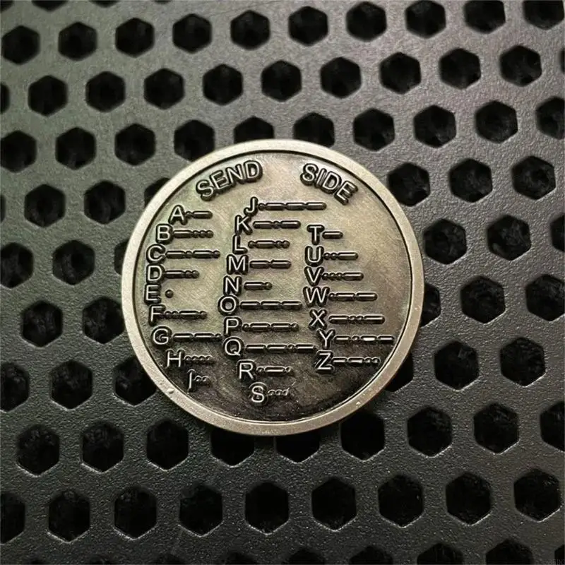 85DC Morse Code Training Coin для радиоэнтузиастов Memoryorative монеты |