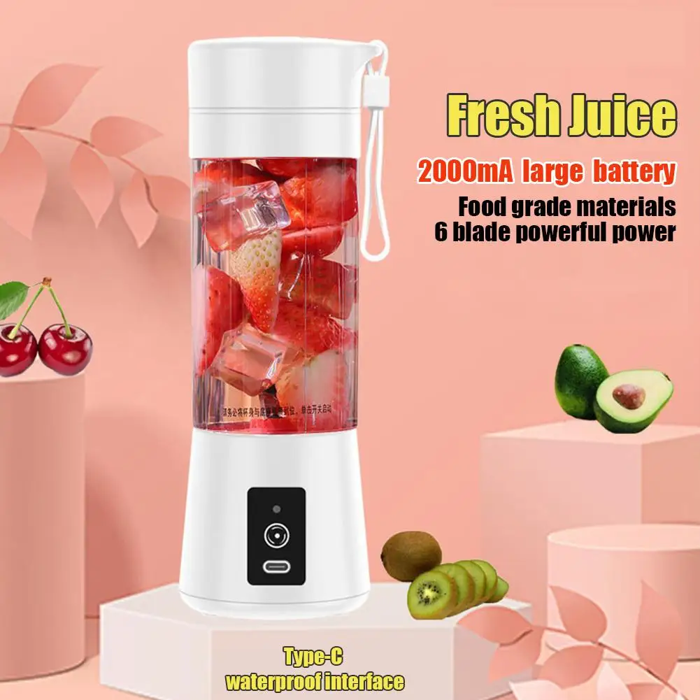 

Portable Juicer Cup 150w Powerful Usb Charging Multifunctional Electric Juicer Mini Blender For Smoothies Shakes