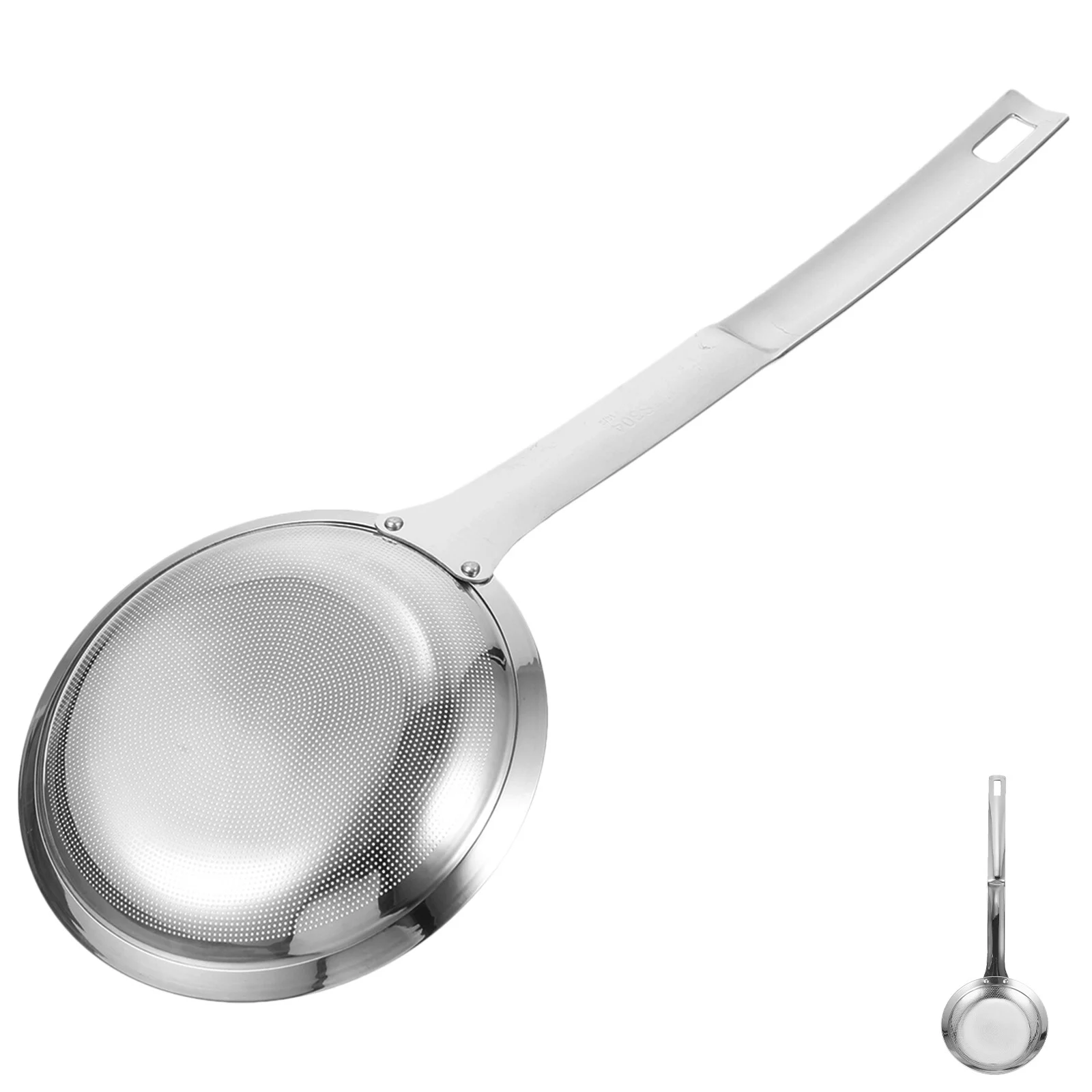 

Jumping Spider Stainless Steel Spoon Ultra Fine Mesh Strainer Large Frying Fat Separator Cooking Slotted Spoons Skimmer Hop
