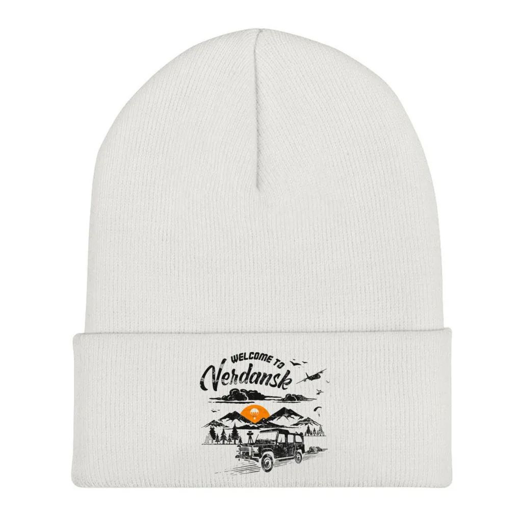 

COD Airborne Division Game Skullies Beanies Caps Welcome To Verdansk Black Knitted Winter Warm Bonnet Hats Unisex Ski Cap