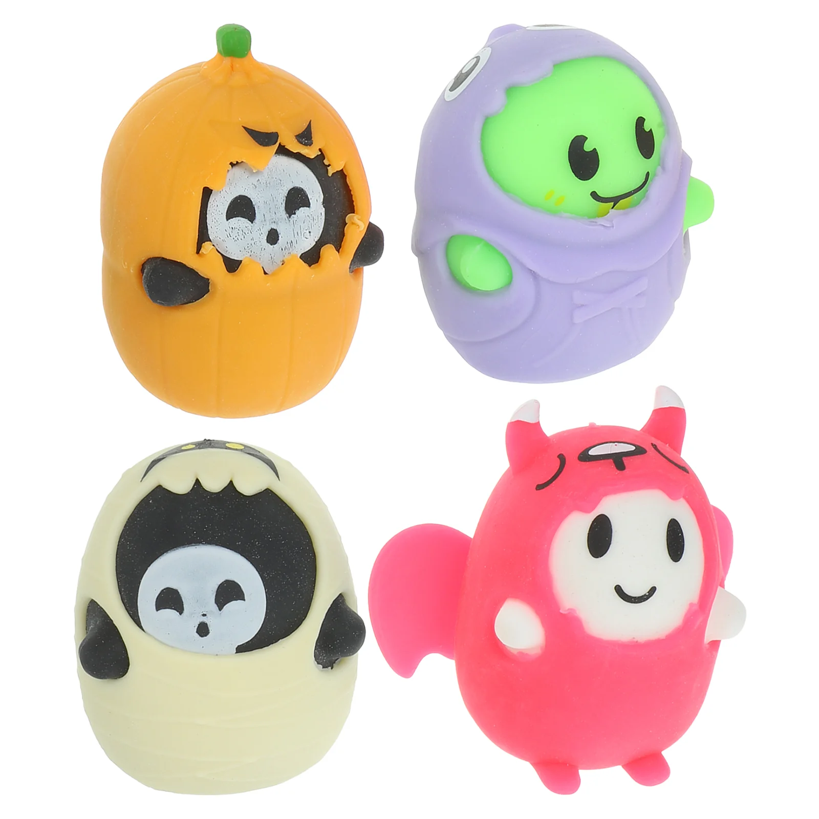 

4 Pcs Funny Decompression Toy Decorative Interesting Stress Pressure Small Squeeze Adorable Decorate