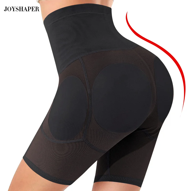 

Hip Enhance Padded Underwear Shapewear JOYSHAPER Women See Through Sexy Control Panties Butt Lifter Waist Trainer Lingeries Faja
