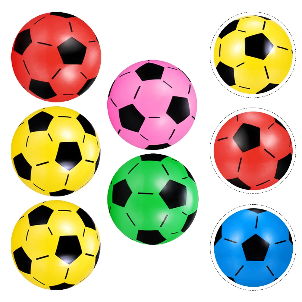 

Birthday Present Outdoor Playthings Inflatable Soccer Ball Toy Kids Footballs Gift Toys