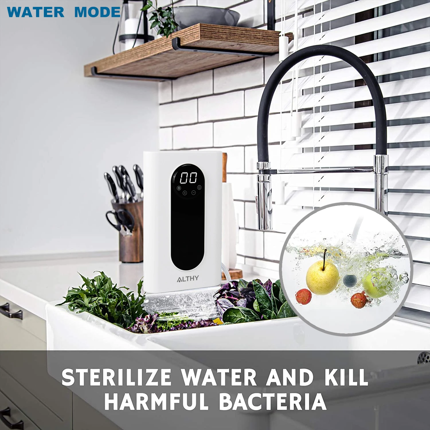 Генератор озона ALTHY для воды воздуха и масла 1000 мг/ч с таймером