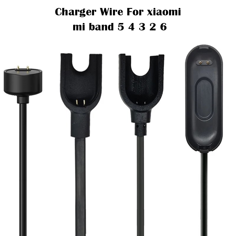 

Charger Wire For xiaomi mi band 5 4 3 2 6 Smart Wristband bracelet For Mi band 6 5 Charging cable Mi band 4 3 USB Charger Cable