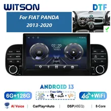 WITSON Android 13 Auto Radio for FIAT PANDA 2013-2020 Car Multimedia Player Stereo Audio GPS Navigation Video Carplay 