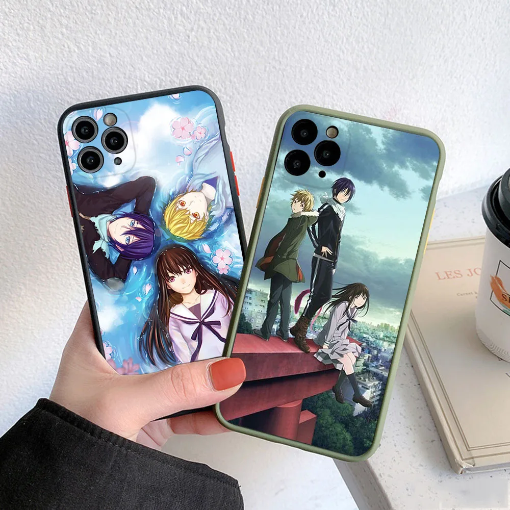 Phone Case For iPhone 16ProMax 15 14 7 8 16 Plus 13 12 11 Mini XR X XS SE Noragami Yato Translucent Matte Soft Back Cover