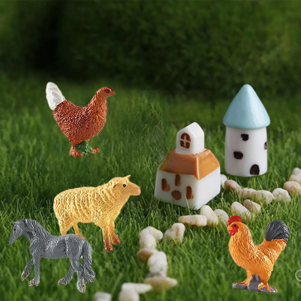 

Mini Farm Animal Figurines Wild Lion Simulation Animals Wild Gifts Tiger Elephants Educational Figures Toys Model Action J0g9
