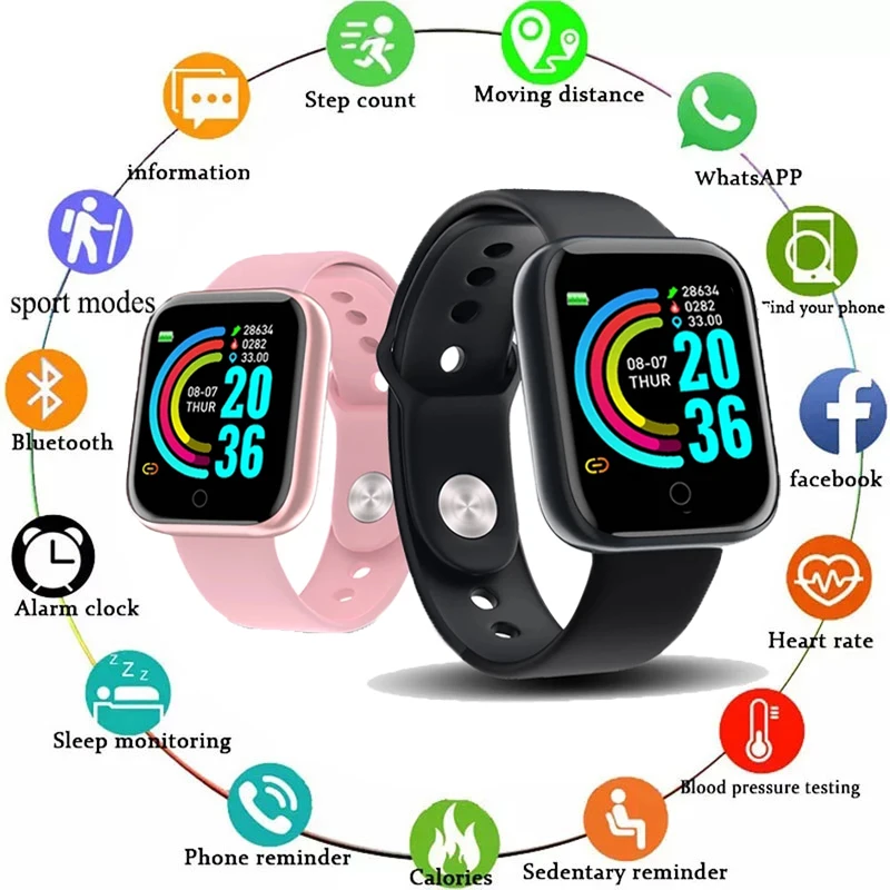 

Smart Watch For Android Women's Men's Children's Smartwatch Fitness Watches Bracelet Men Smart Watch For Women Smartwatch Y68