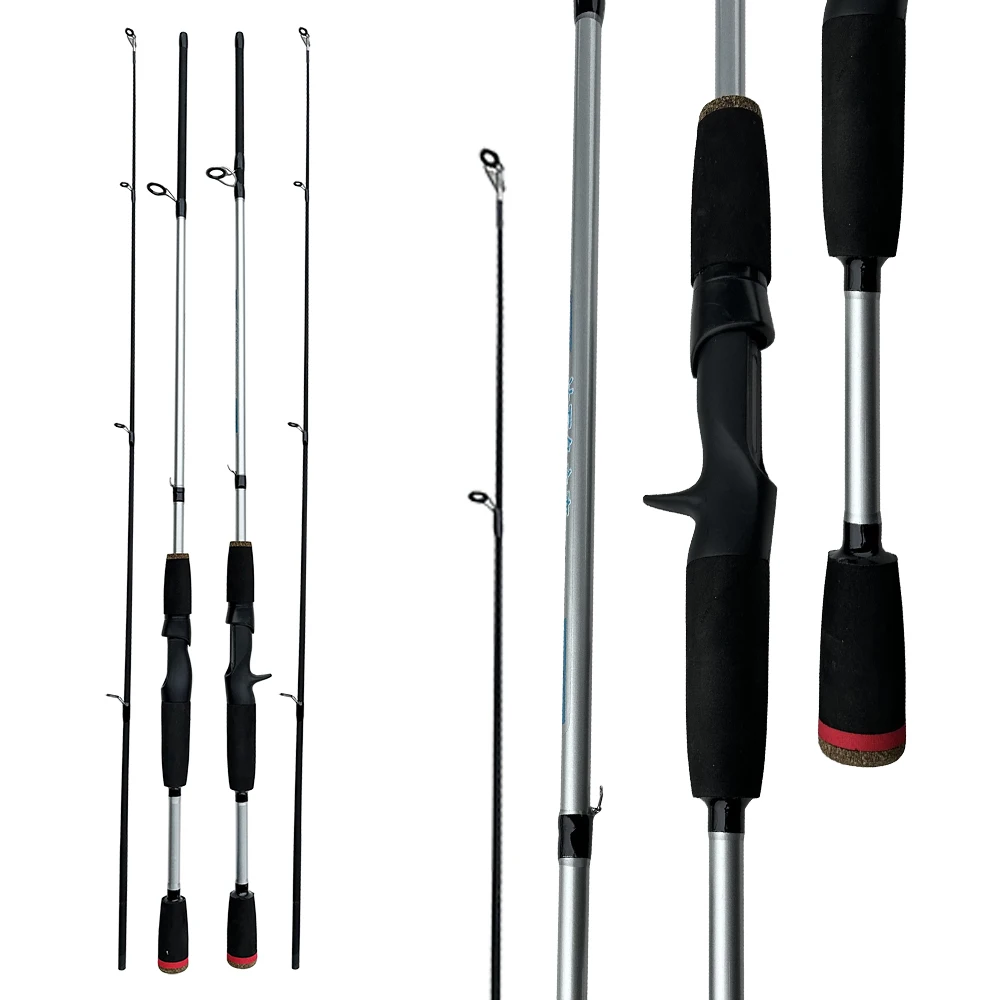Комбинированная удочка для приманки 1 65–1 8 м 2 секции карбоновая ML сплошной