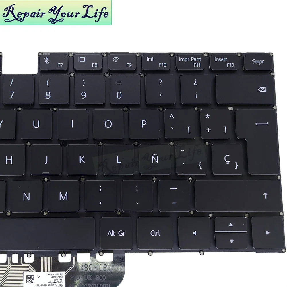 Клавиатура с подсветкой для Huawei MateBook D 15 BOB-WAH9 WAE9P BOH-WAQ9L WAP9R WAQ9RP