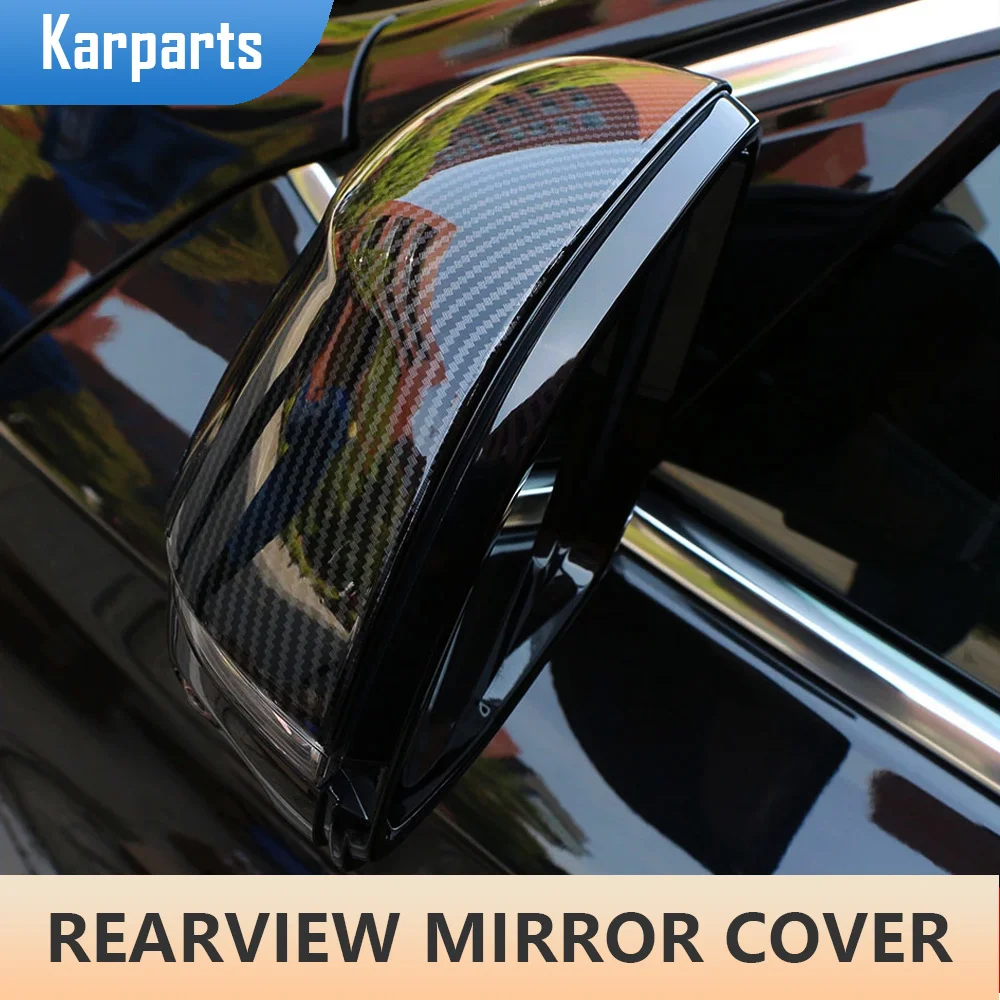 

2PC Car Side Mirror Rear View Mirror Cover Sticker Trim for BMW X3 G01 X4 G02 2018 2019 2020 2021 2022 Car-Styling Accessories