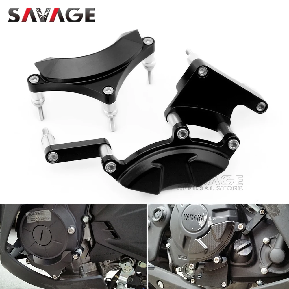 

Engine Case Slider Crash Protector For YAMAHA YZF R25 R3 MT25 MT03 2015-2021 18 19 Motorcycle Accessories Crankcase Guard MT 25