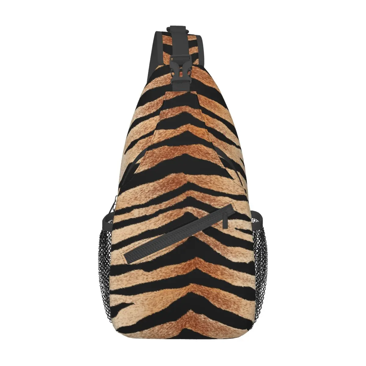 

Men's Shoulder Bag Crossbody Bag Men Chest Bag Tiger Skin Pattern Women School Short Trip Messenger Bag Handbag