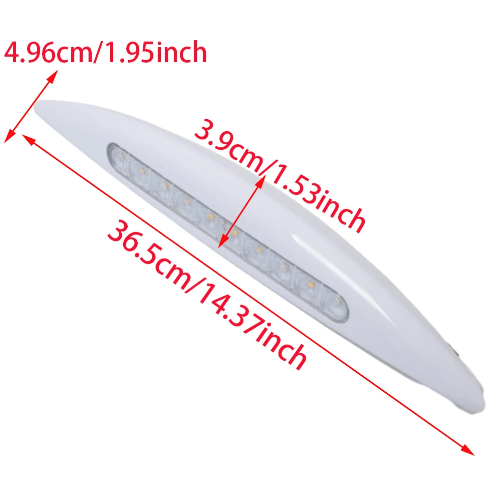 12V LED RV Markiza na ganek Wodoodporna lampa ścienna do przyczepy kempingowej Lampa zewnętrzna Van Camper