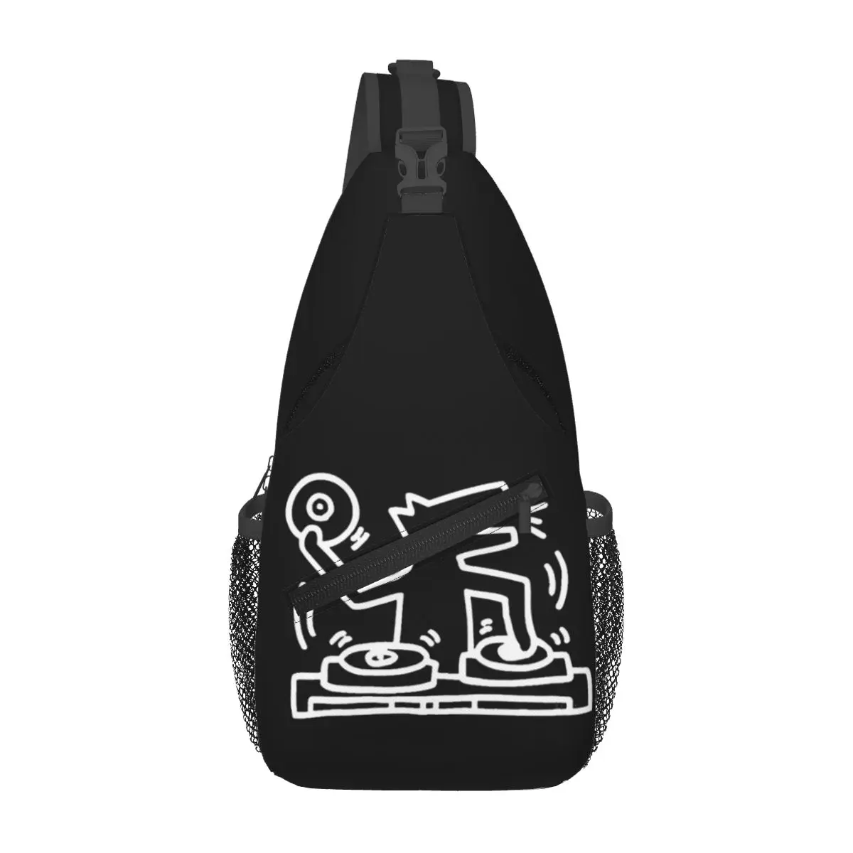 Белая нагрудная сумка Keith DJ мужской рюкзак через плечо на слинге дорожный