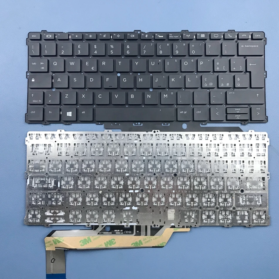 Итальянская Французская клавиатура для ноутбука HP EliteBook X360 1030 G2 без бумаги с